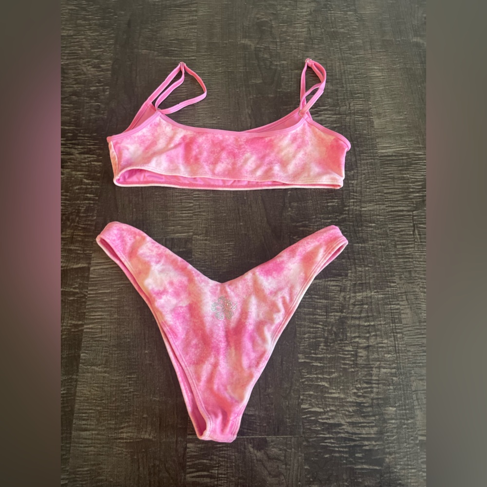 Frankies bikini terry pink - Picture 3 of 5